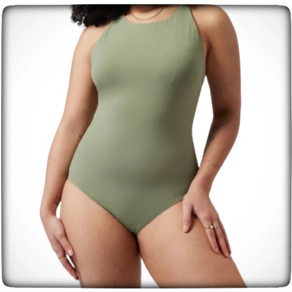 Athleta Palm One Piece Swimsuit-M